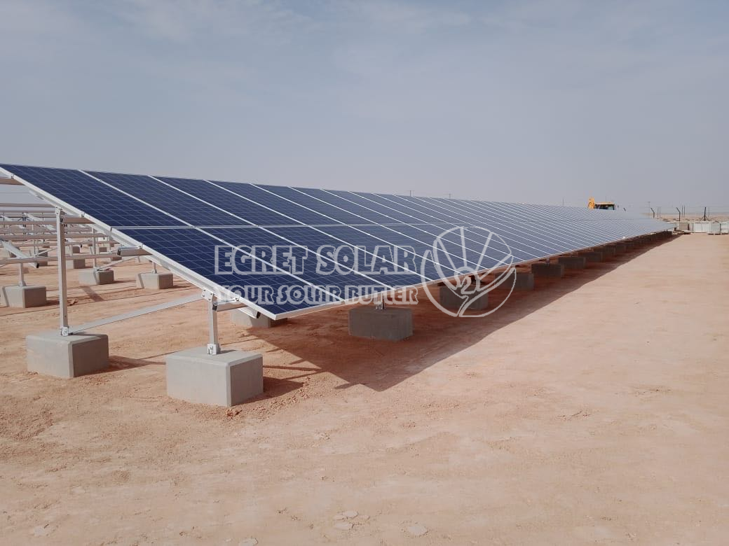 300KW خورشیدی نصب سازه زمینی نصب در امارات متحده عربی