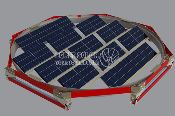 ترکیب PV شناور با ذخیره انرژی هوای فشرده