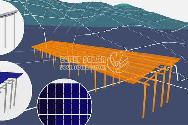 Egret Solar Tracker ، ابزارهای زمینی برای برنامه ریزی PV در مقیاس بزرگ