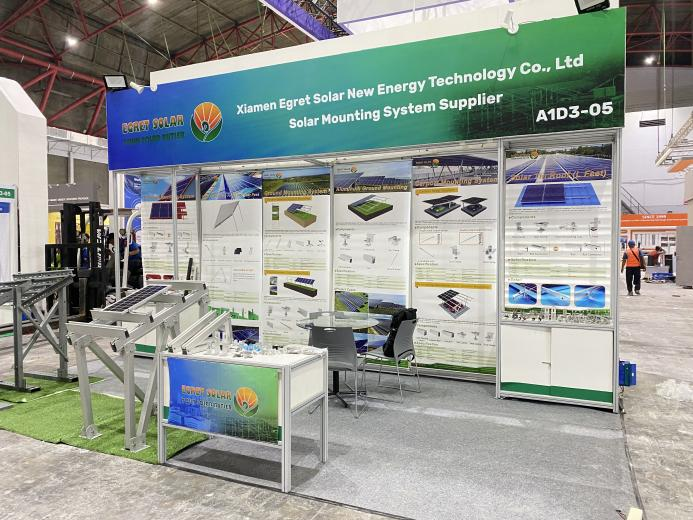 براکت نصب Egret Solar در Solartech Indonesia 2026 می درخشد