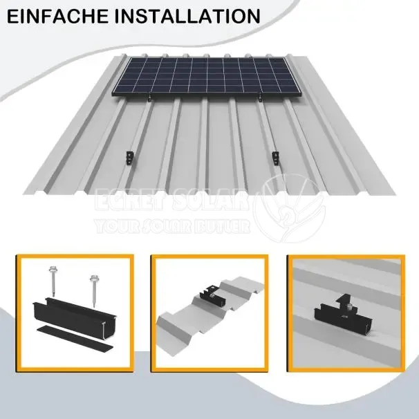 کیت سیستم راه آهن سیاه U Solar