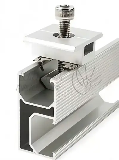 گیره میانی توخالی خورشیدی برای پنل PV