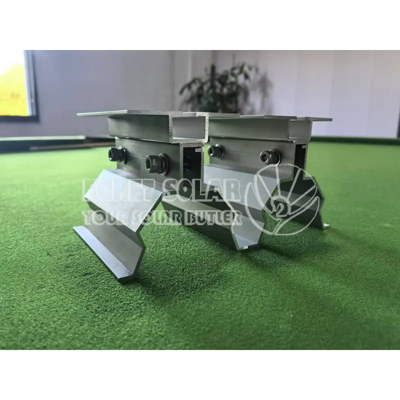 گیره سقف خورشیدی با راه آهن