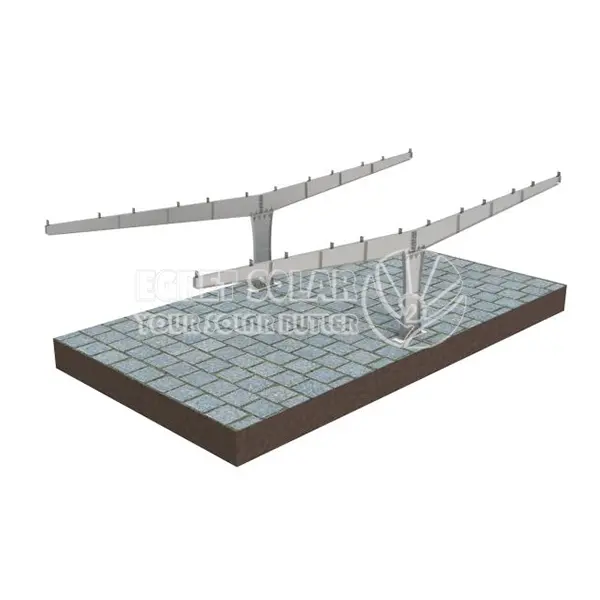 y نوع سیستم نصب Carport Solar Post Type